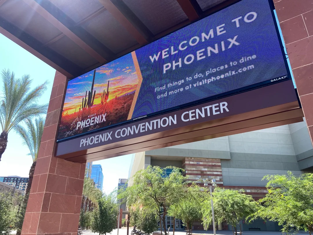 custom lighted sign installation